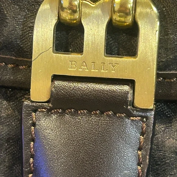 Bally EUC Tote with Gold Buckle - Picture 3 of 12